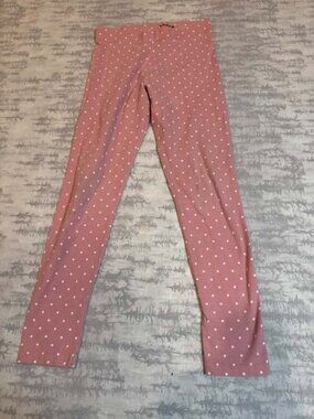 Mini Boden Pink Polka Dot Leggings 9-10Y